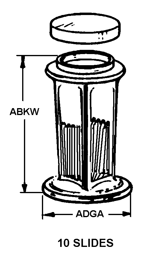 JAR,BIOLOGICAL STAI | 6640-00-430-1000, 004301000 JAR,BIOLOGICAL STAI | 6640-00-430-1000, 004301000
