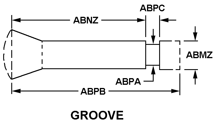 PIN,GROOVED,HEADED | 5315-00-007-5870, 000075870