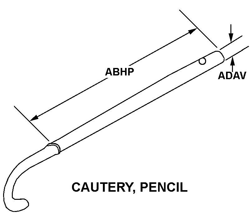 HANDLE,CAUTERY | 6515-00-318-5800, 003185800