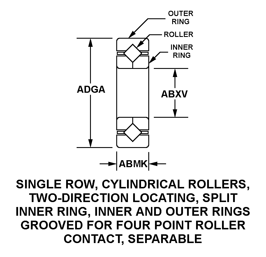BEARING,ROLLER,SELF | 3110-00-066-9765, 000669765 BEARING,ROLLER,SELF | 3110-00-066-9765, 000669765