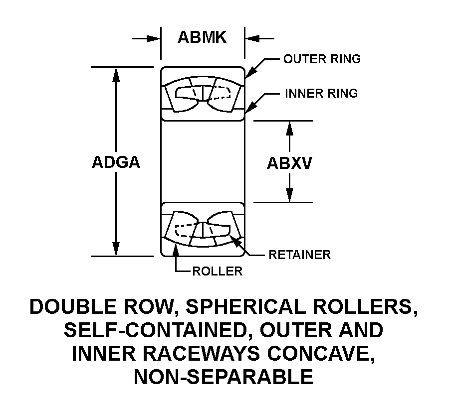 BEARING,ROLLER,SELF | 3110-00-053-3183, 000533183 BEARING,ROLLER,SELF | 3110-00-053-3183, 000533183