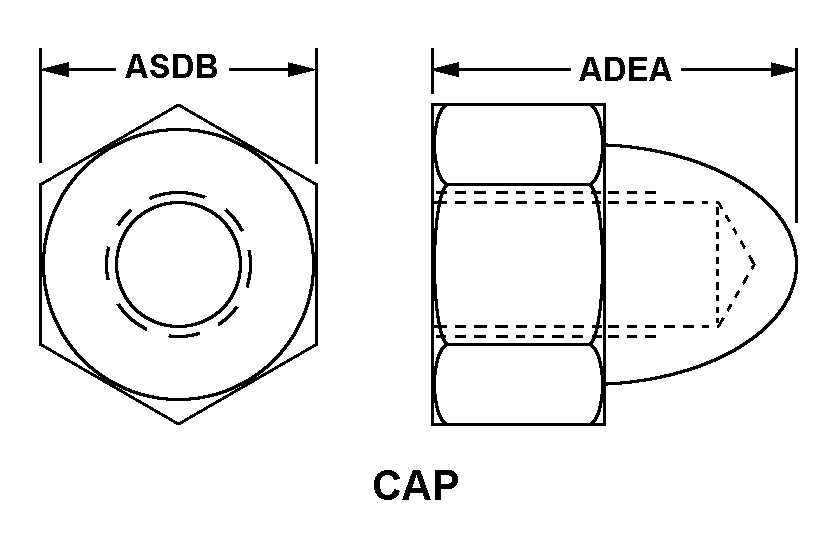 NUT,PLAIN,CAP | 5310-00-007-6205, 000076205 NUT,PLAIN,CAP | 5310-00-007-6205, 000076205
