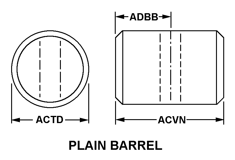 NUT,PLAIN,BARREL | 5310-00-018-4496, 000184496 NUT,PLAIN,BARREL | 5310-00-018-4496, 000184496