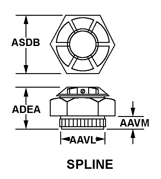 NUT,SELF-LOCKING,SP | 5310-00-005-0508, 000050508 NUT,SELF-LOCKING,SP | 5310-00-005-0508, 000050508