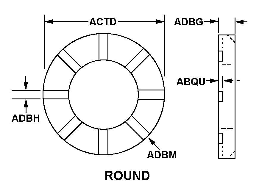 NUT,PLAIN,ROUND | 5310-00-006-8281, 000068281 NUT,PLAIN,ROUND | 5310-00-006-8281, 000068281