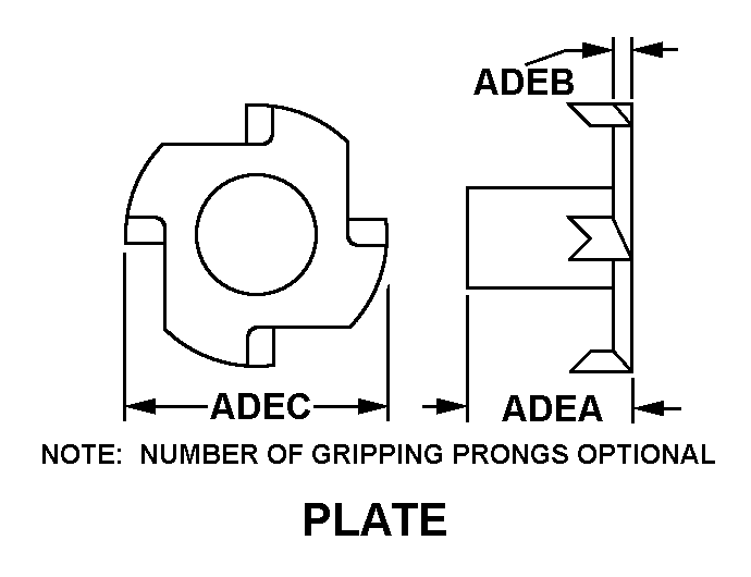 NUT,PLAIN,PLATE | 5310-00-014-3755, 000143755 NUT,PLAIN,PLATE | 5310-00-014-3755, 000143755