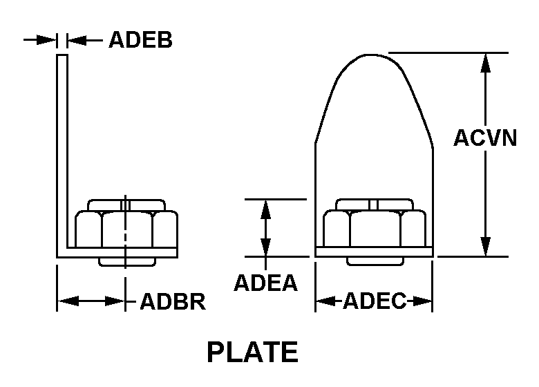 NUT,SELF-LOCKING,PL | 5310-00-001-4725, 000014725