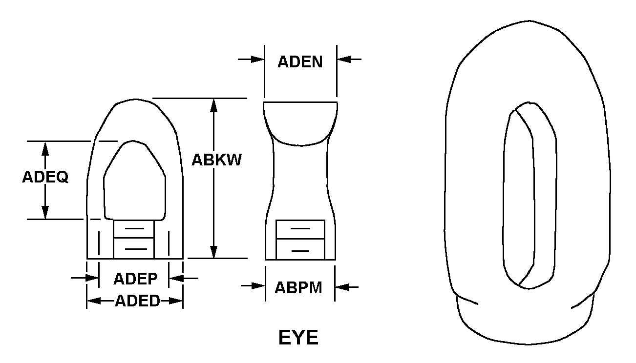NUT,EYE | 5310-00-008-9425, 000089425 NUT,EYE | 5310-00-008-9425, 000089425