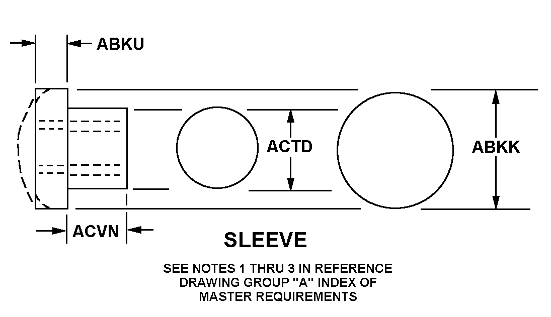 NUT,SLEEVE | 5310-00-008-5735, 000085735 NUT,SLEEVE | 5310-00-008-5735, 000085735