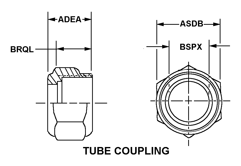 NUT,TUBE COUPLING | 4730-00-026-6419, 000266419 NUT,TUBE COUPLING | 4730-00-026-6419, 000266419