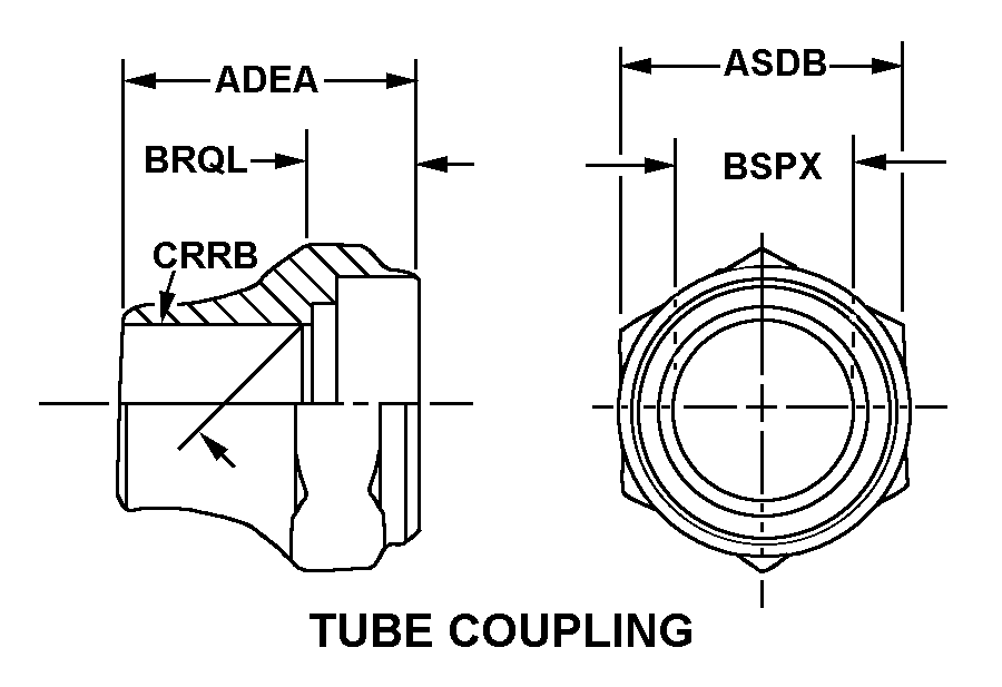 NUT,TUBE COUPLING,R | 4730-00-033-4856, 000334856 NUT,TUBE COUPLING,R | 4730-00-033-4856, 000334856