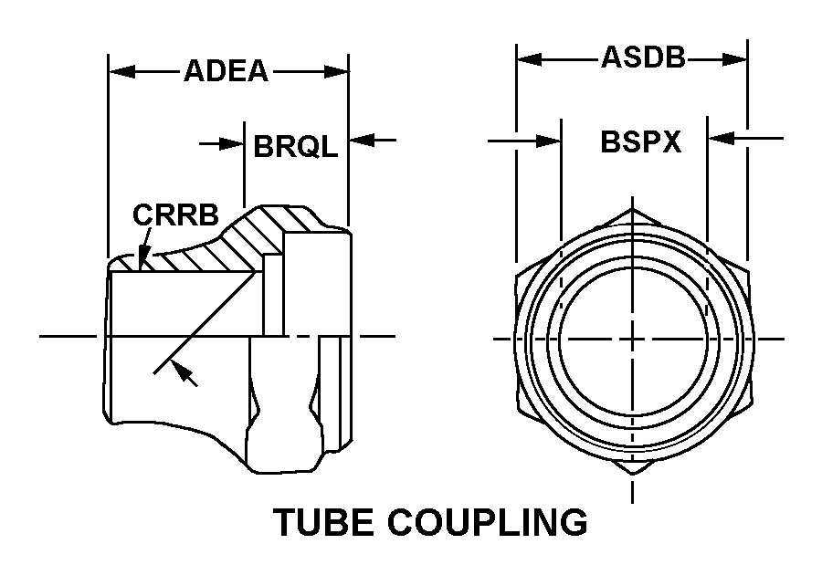 NUT,TUBE COUPLING | 4730-00-011-8538, 000118538 NUT,TUBE COUPLING | 4730-00-011-8538, 000118538