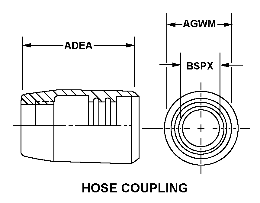 NUT,HOSE COUPLING | 4730-00-049-2310, 000492310 NUT,HOSE COUPLING | 4730-00-049-2310, 000492310