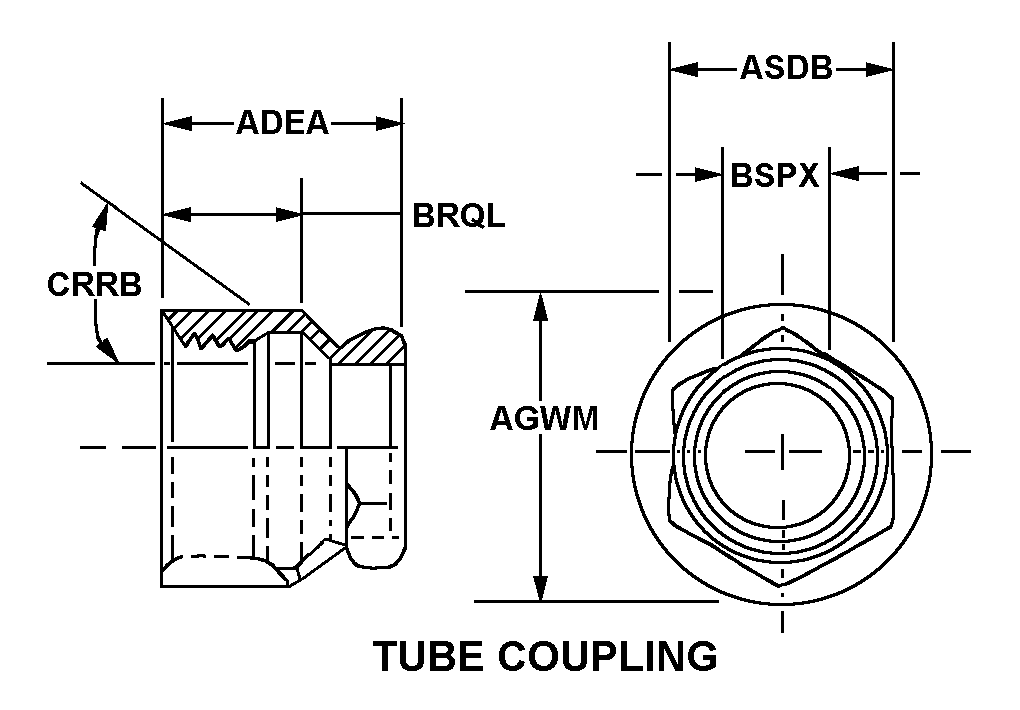NUT,TUBE COUPLING | 4730-00-037-3100, 000373100 NUT,TUBE COUPLING | 4730-00-037-3100, 000373100