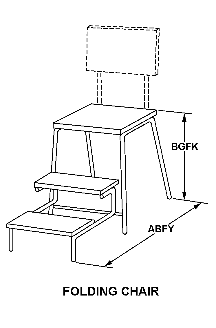 STOOL,STEP | 7105-00-964-6823, 009646823