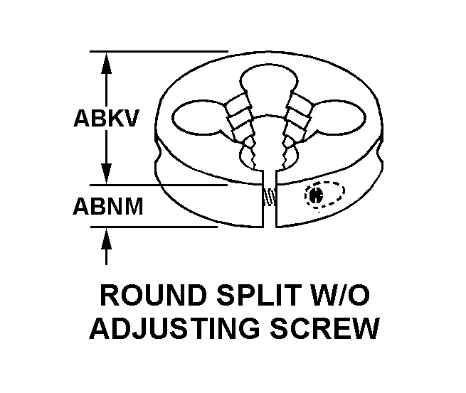 DIE,THREAD CUTTING | 5136-00-229-7005, 002297005 DIE,THREAD CUTTING | 5136-00-229-7005, 002297005