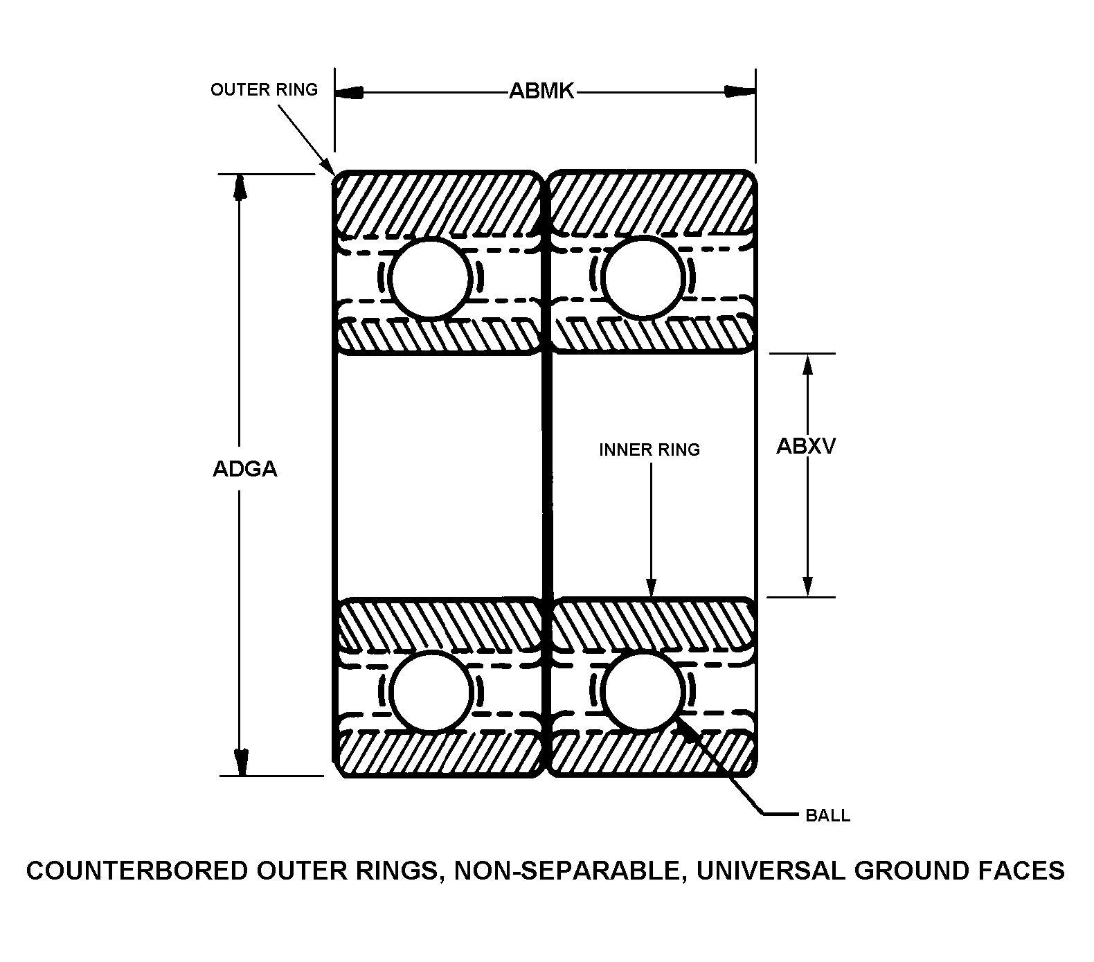 BEARING,BALL,DUPLEX | 3110-00-082-1308, 000821308