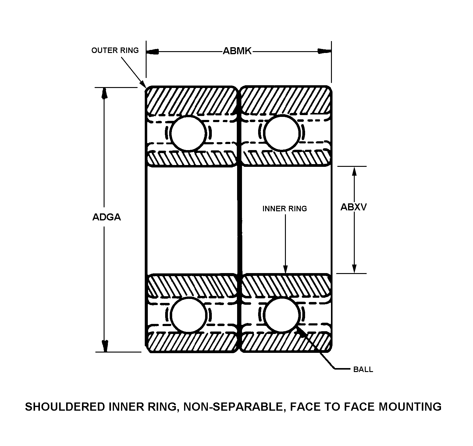 BEARING,BALL,DUPLEX | 3110-00-059-3874, 000593874 BEARING,BALL,DUPLEX | 3110-00-059-3874, 000593874