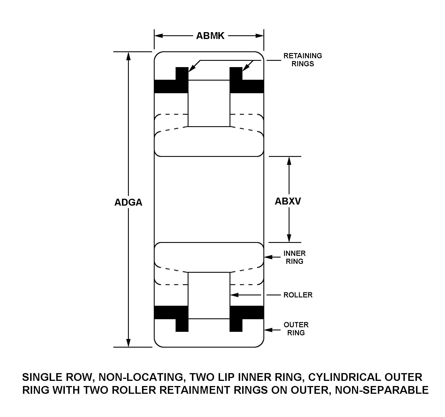 BEARING,ROLLER,CYLI | 3110-00-100-7330, 001007330