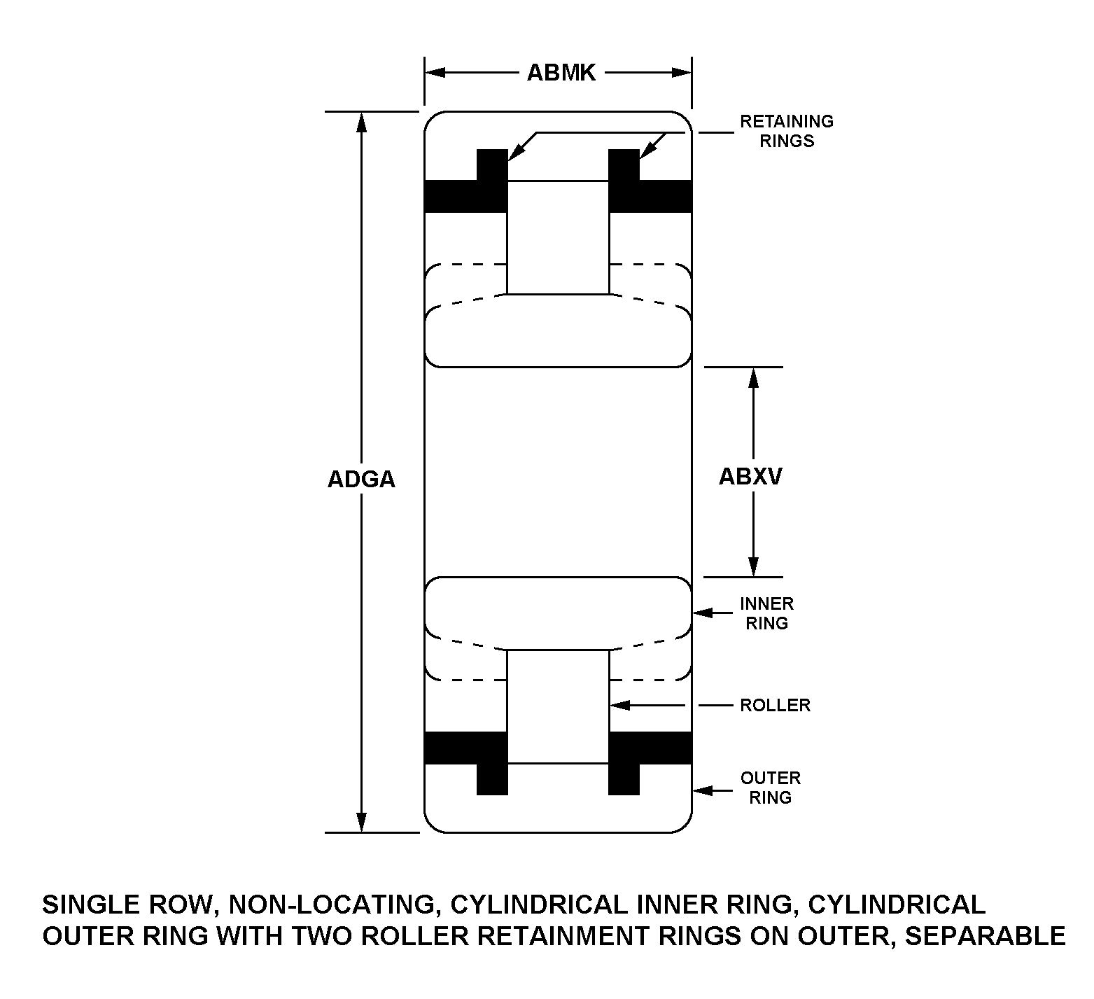 BEARING,ROLLER,CYLI | 3110-00-076-2611, 000762611