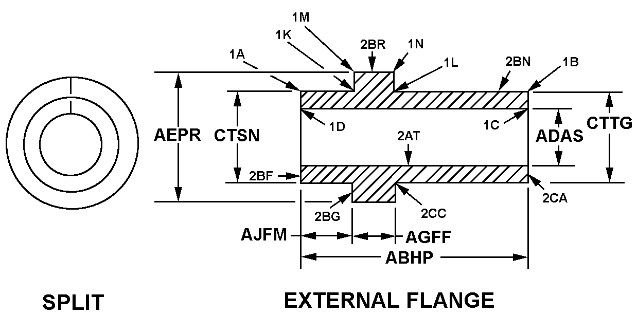 BEARING,SLEEVE | 3120-00-011-9700, 000119700 BEARING,SLEEVE | 3120-00-011-9700, 000119700