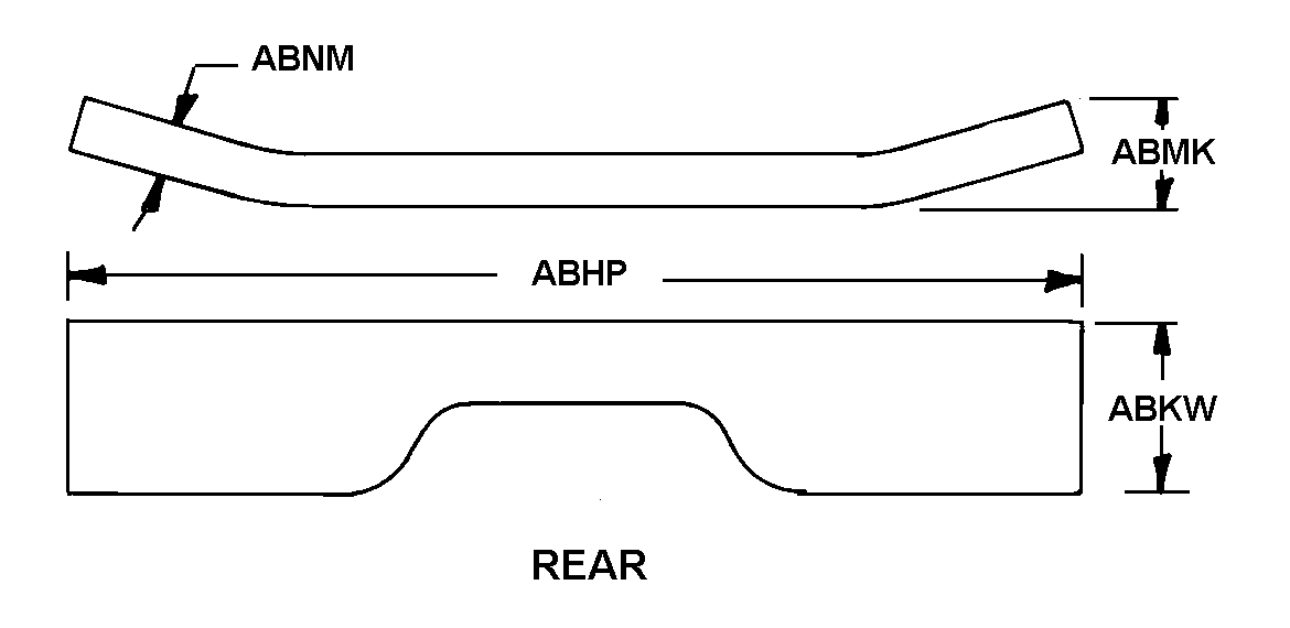 BUMPER,VEHICULAR | 2540-00-134-4977, 001344977 BUMPER,VEHICULAR | 2540-00-134-4977, 001344977