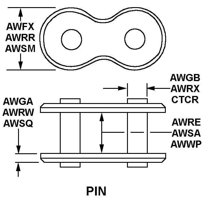CHAIN,ROLLER | 3020-00-014-2634, 000142634 CHAIN,ROLLER | 3020-00-014-2634, 000142634