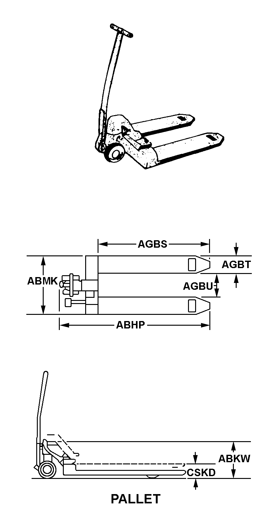 TRUCK,LIFT,HAND | 3920-01-035-3688, 010353688 TRUCK,LIFT,HAND | 3920-01-035-3688, 010353688