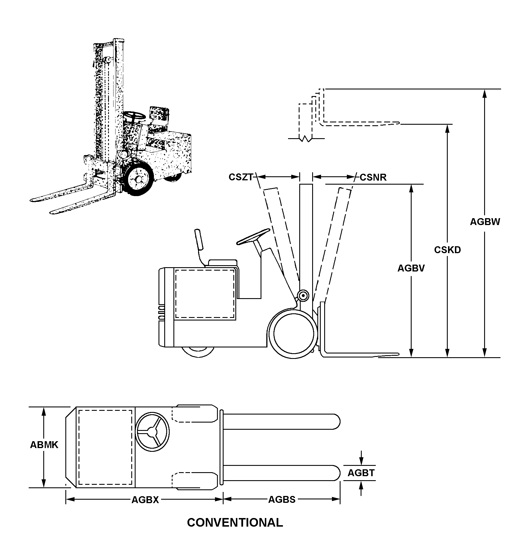 TRUCK,LIFT,FORK | 3930-00-005-2322, 000052322