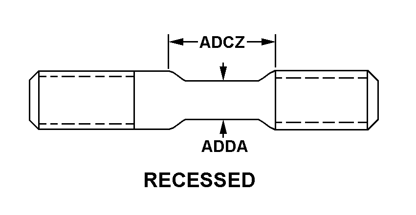 STUD,RECESSED | 5307-00-003-4187, 000034187