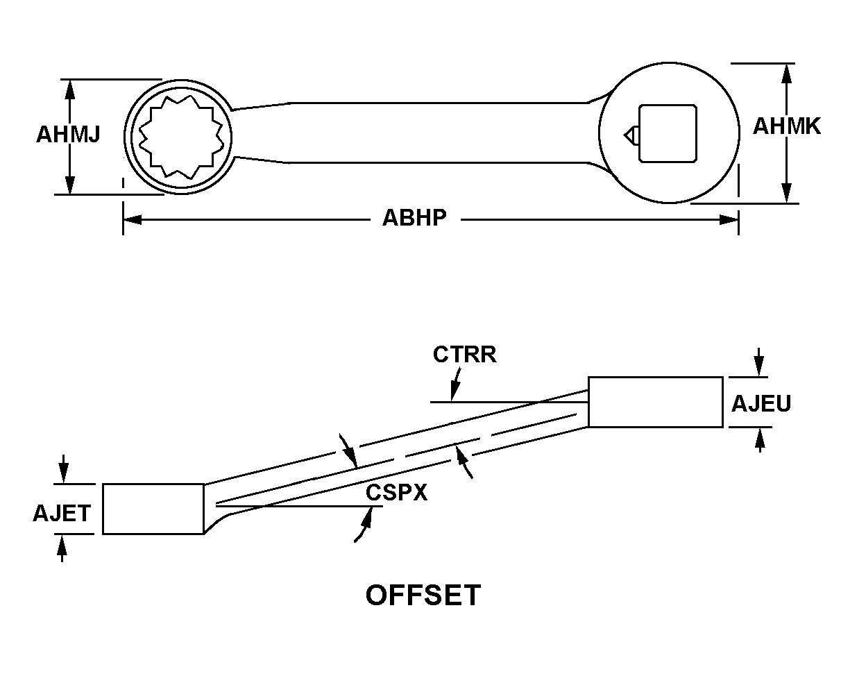 ADAPTER,TORQUE WREN | 5120-00-095-3041, 000953041 ADAPTER,TORQUE WREN | 5120-00-095-3041, 000953041
