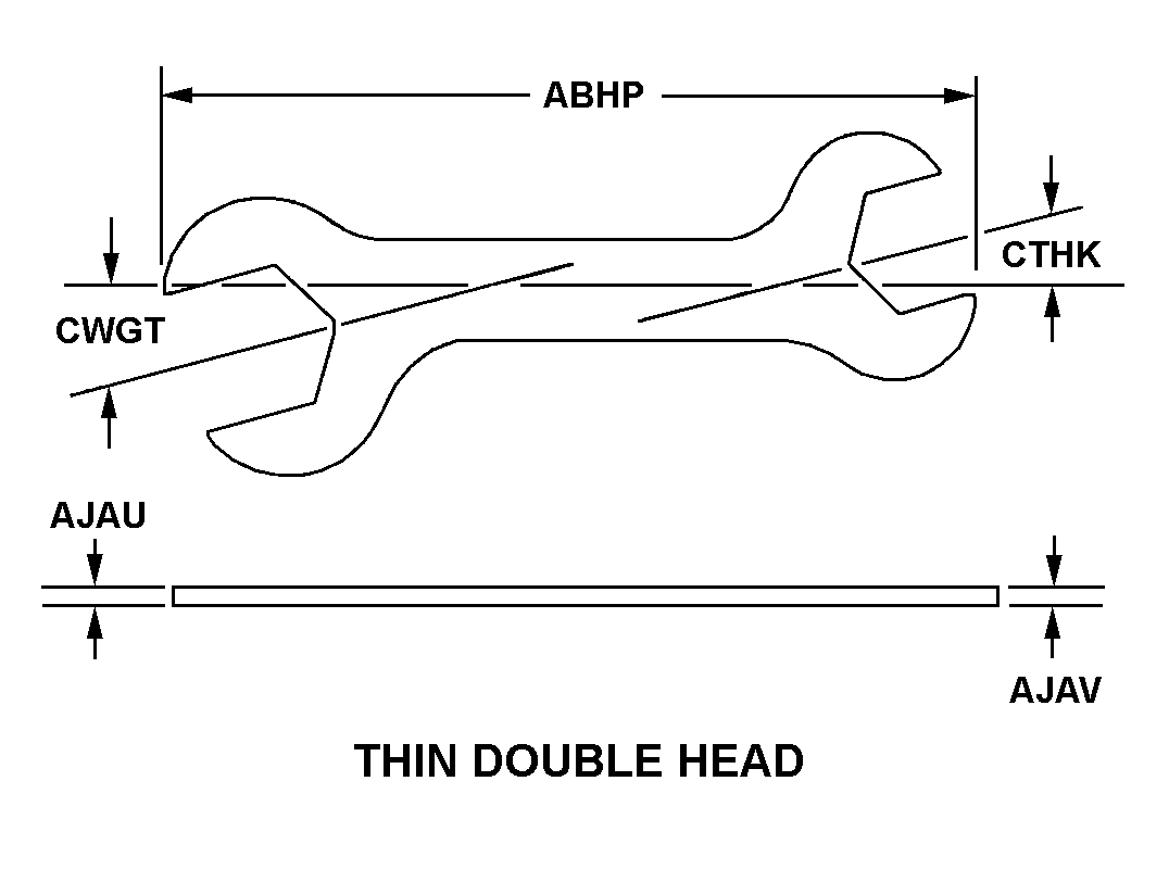 WRENCH,OPEN END | 5120-00-066-0242, 000660242 WRENCH,OPEN END | 5120-00-066-0242, 000660242