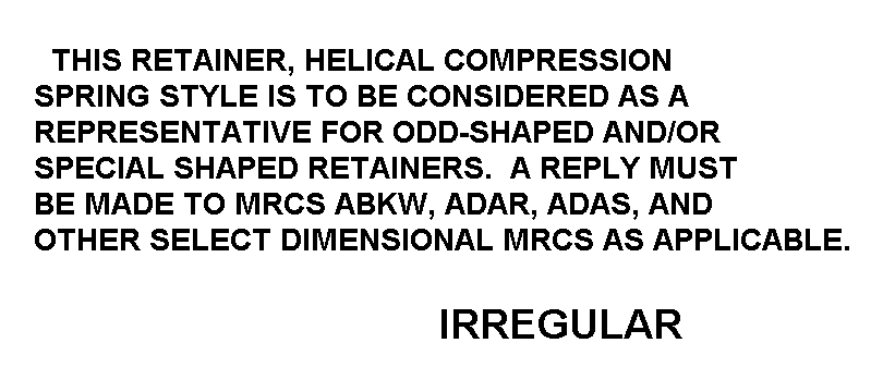 RETAINER,HELICAL CO | 5340-00-012-7320, 000127320 RETAINER,HELICAL CO | 5340-00-012-7320, 000127320