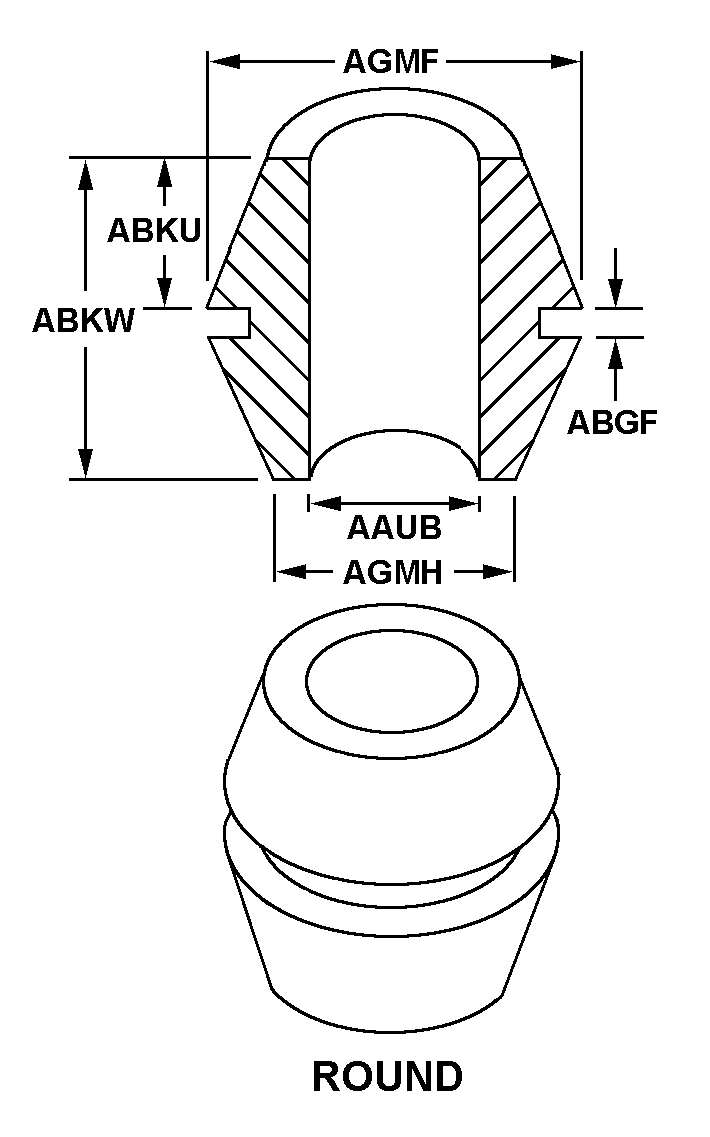 GROMMET,NONMETALLIC | 5325-00-021-5069, 000215069 GROMMET,NONMETALLIC | 5325-00-021-5069, 000215069
