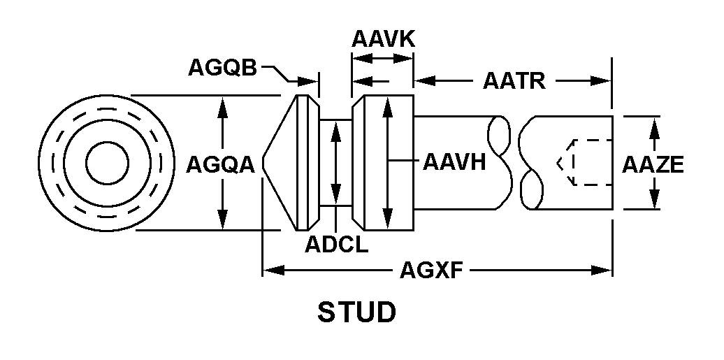 STUD,SNAPSLIDE FAST | 5325-00-133-4602, 001334602 STUD,SNAPSLIDE FAST | 5325-00-133-4602, 001334602