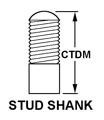 STUD,POSITIVE LOCK | 5325-00-081-6688, 000816688 STUD,POSITIVE LOCK | 5325-00-081-6688, 000816688