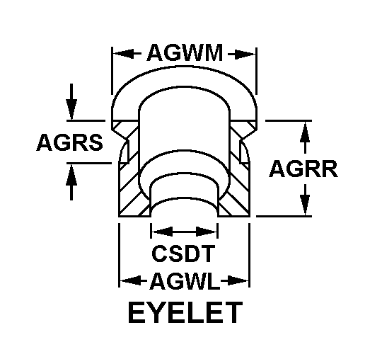 EYELET,TURNLOCK FAS | 5325-00-282-2047, 002822047 EYELET,TURNLOCK FAS | 5325-00-282-2047, 002822047
