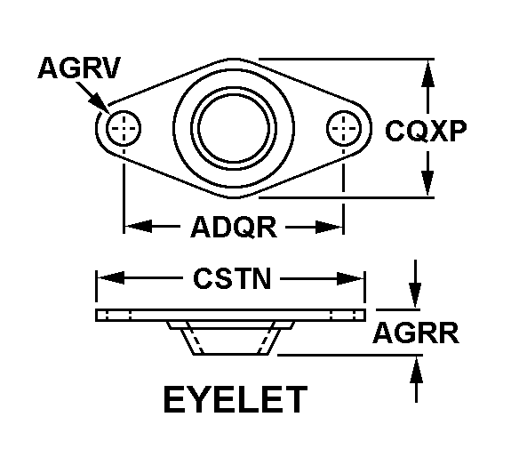 EYELET,TURNLOCK FAS | 5325-00-004-1067, 000041067 EYELET,TURNLOCK FAS | 5325-00-004-1067, 000041067