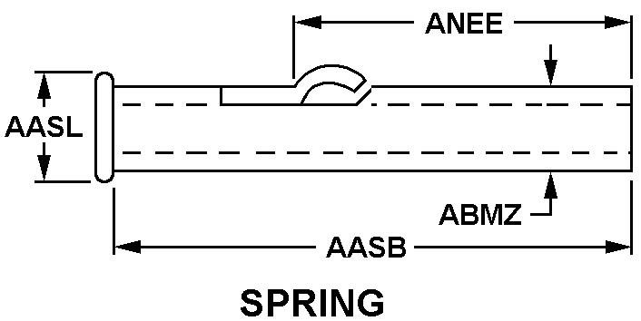 PIN,SPRING | 5315-00-060-0563, 000600563 PIN,SPRING | 5315-00-060-0563, 000600563