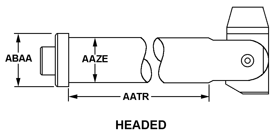 PIN,TOGGLE,HEADED | 5315-00-020-5593, 000205593 PIN,TOGGLE,HEADED | 5315-00-020-5593, 000205593