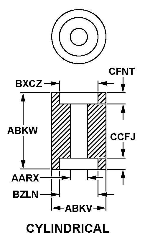 INSULATOR,BUSHING | 5970-00-058-1124, 000581124 INSULATOR,BUSHING | 5970-00-058-1124, 000581124