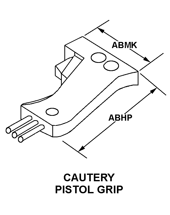 HANDLE,CAUTERY | 6515-00-318-5900, 003185900 HANDLE,CAUTERY | 6515-00-318-5900, 003185900