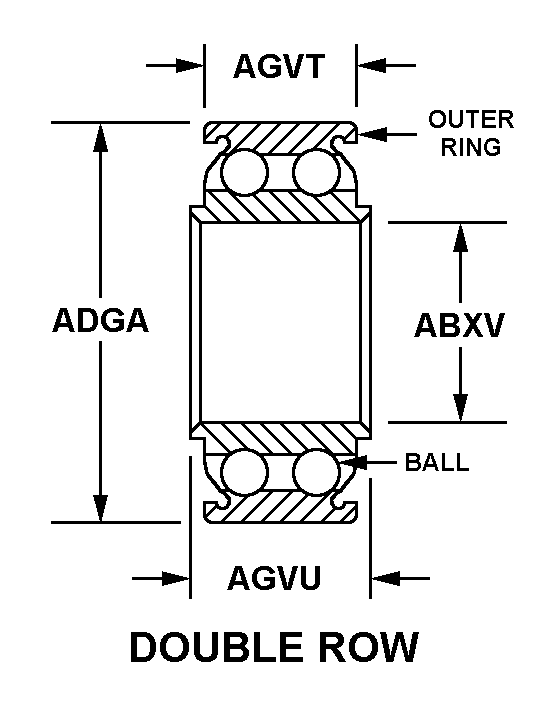 BEARING,BALL,AIRFRA | 3110-00-042-4532, 000424532 BEARING,BALL,AIRFRA | 3110-00-042-4532, 000424532