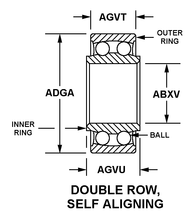 BEARING,BALL,AIRFRA | 3110-00-042-1011, 000421011 BEARING,BALL,AIRFRA | 3110-00-042-1011, 000421011