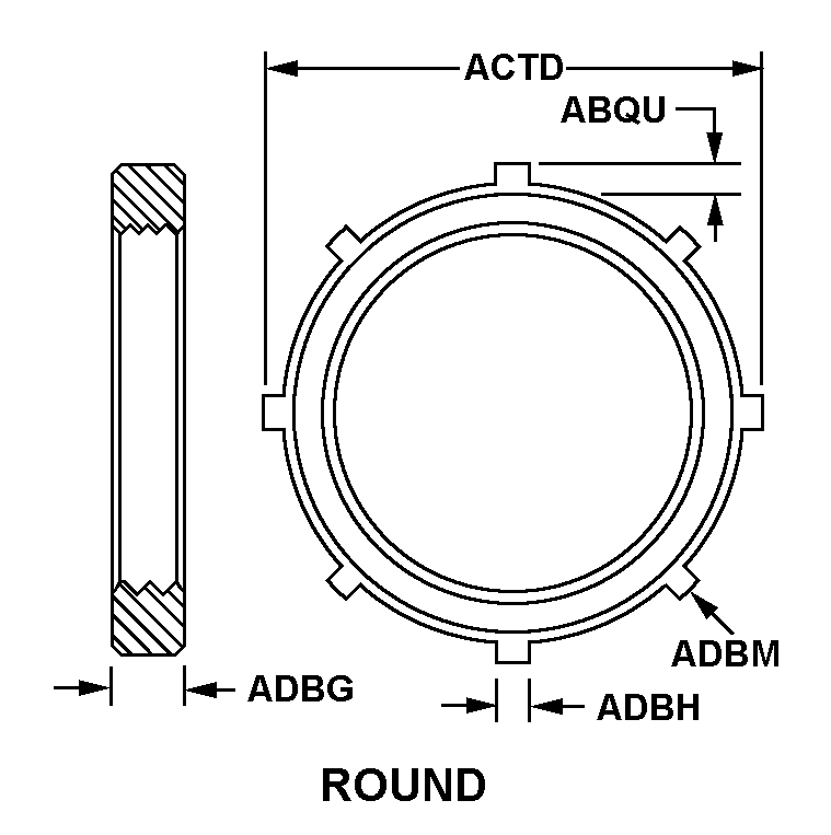 NUT,PLAIN,ROUND | 5310-00-011-2659, 000112659 NUT,PLAIN,ROUND | 5310-00-011-2659, 000112659