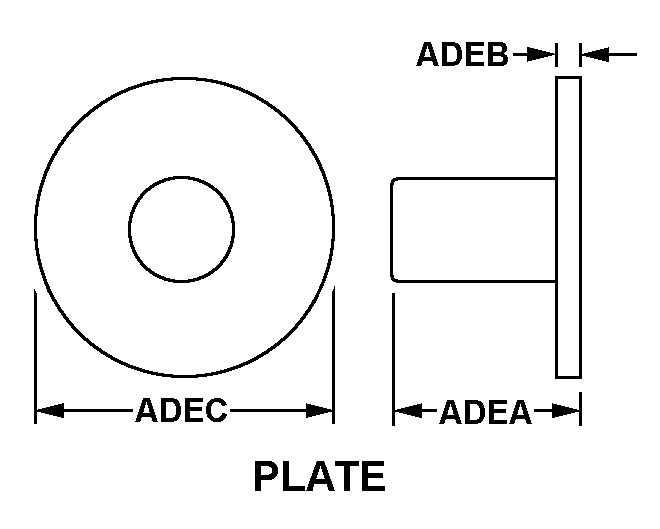NUT,PLAIN,PLATE | 5310-00-007-0205, 000070205 NUT,PLAIN,PLATE | 5310-00-007-0205, 000070205