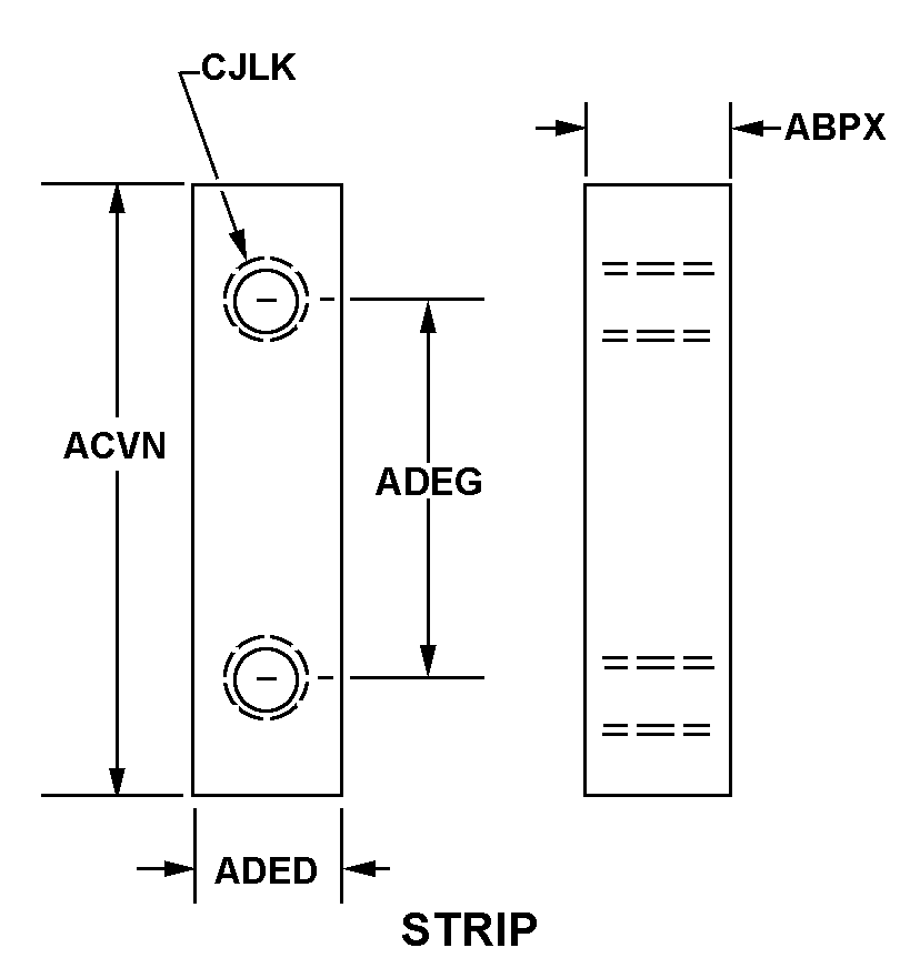 NUT STRIP | 5310-00-011-2660, 000112660 NUT STRIP | 5310-00-011-2660, 000112660