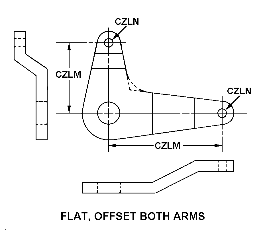 BELL CRANK | 1670-01-098-1450, 010981450 BELL CRANK | 1670-01-098-1450, 010981450