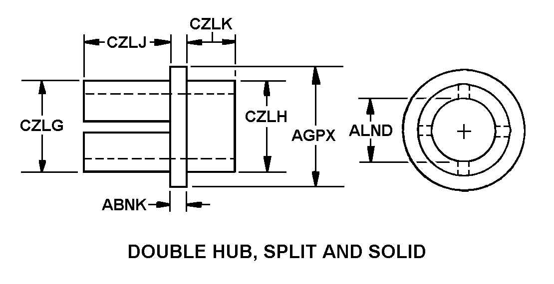 HUB,BODY | 3040-00-009-5197, 000095197 HUB,BODY | 3040-00-009-5197, 000095197