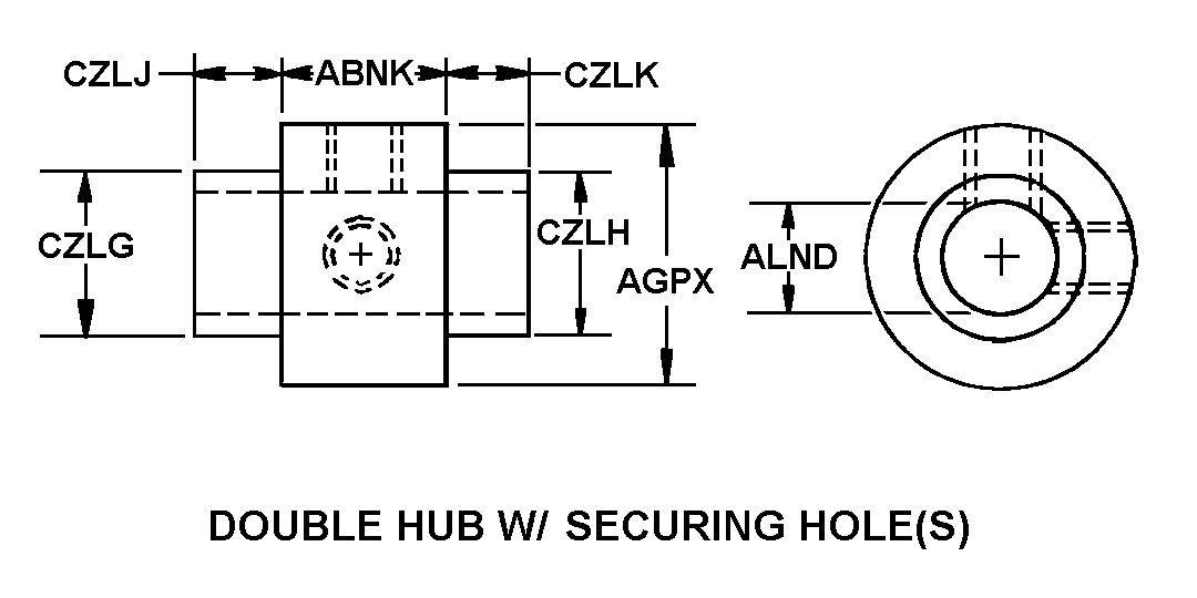 HUB,BODY | 3040-00-008-9636, 000089636 HUB,BODY | 3040-00-008-9636, 000089636